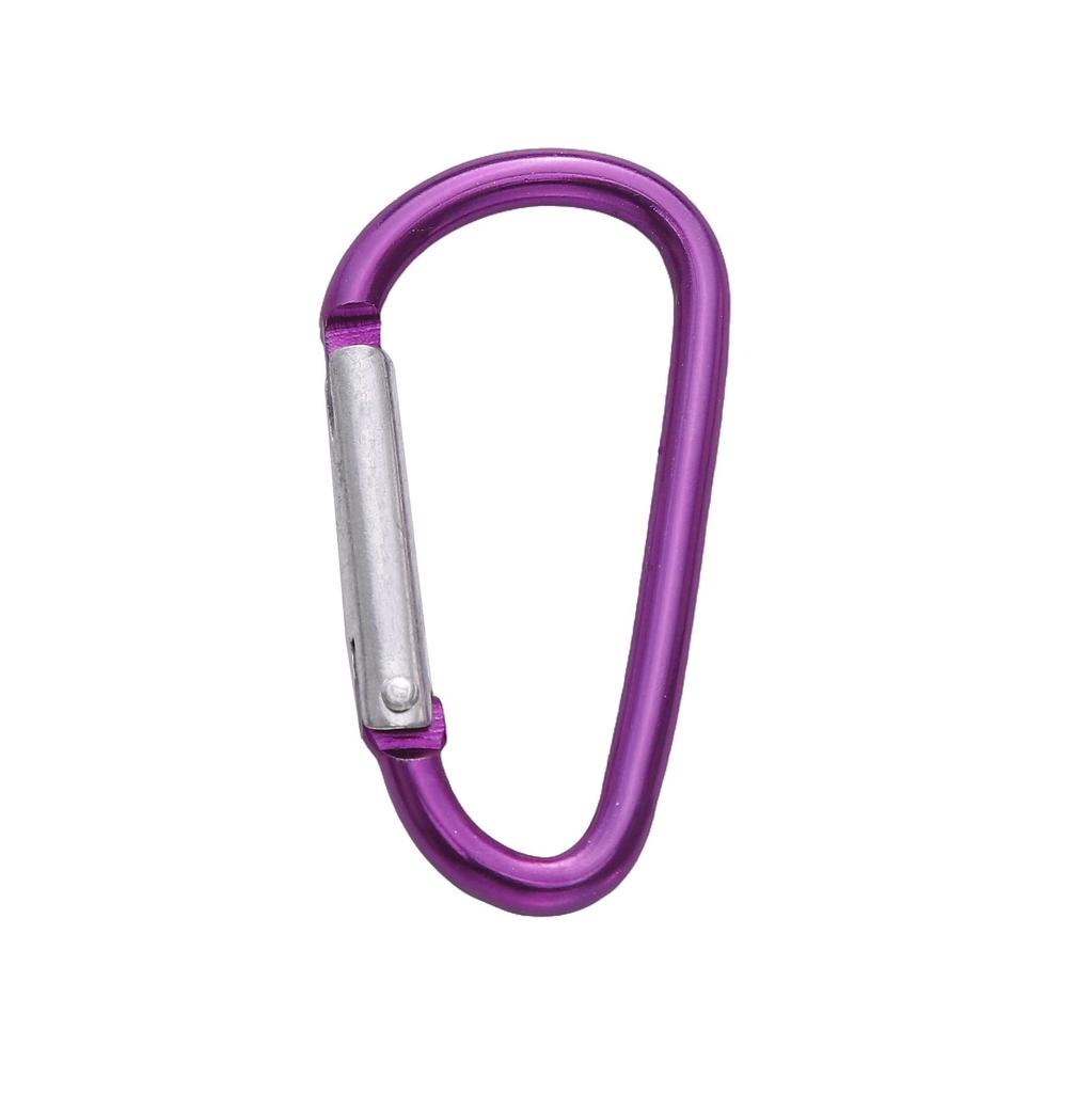 1pc Mountaineering Buckle Love Star Buckle D-Shaped Buckle Color Backpack Buckle Aluminum Keychain DIY Accessories