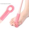 Long Handle Foot Scrubber Brush For Toe Crack Dead Skin Removal With Soft Bristles Exfoliator Massage Tool