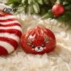 Christmas Dumpling Fidget Toys Squeeze Toy with Steamer, Stress Relief Steamed Bun Squeezing Dumplings Toy, Cartoon Snowman Reindeer Elf Theme