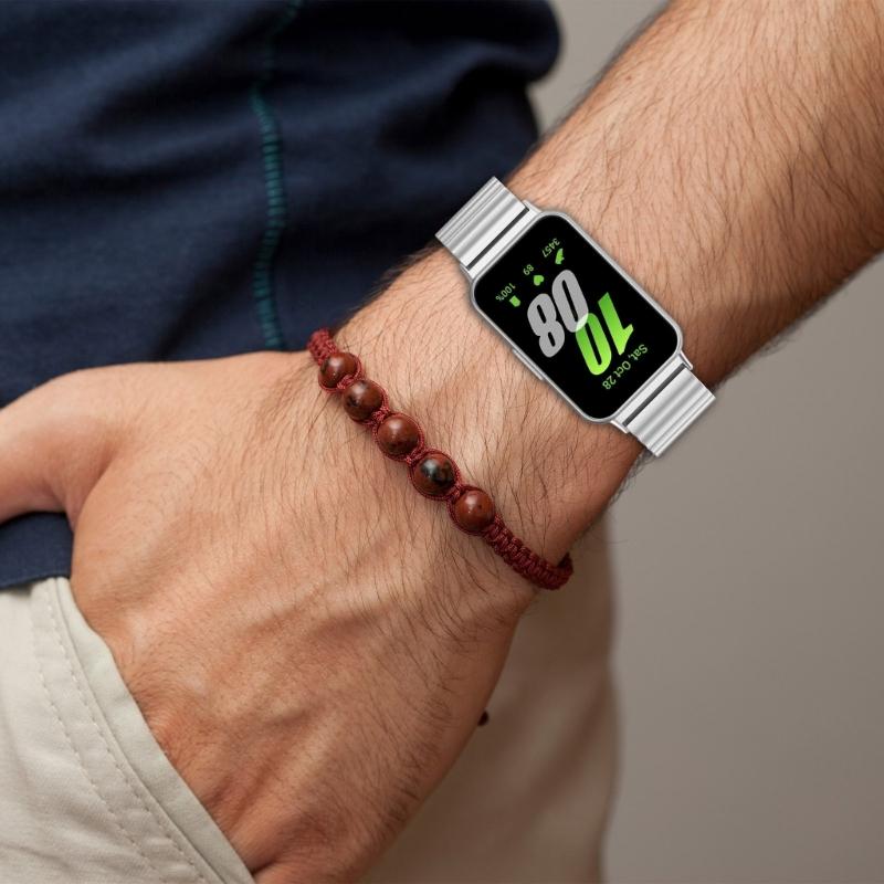 Stainless Watch Bands for Fit 3 Quick Release Strap Replacement Bands Wristband Sweatproof Bracelets Belt