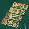 Tassel Brass Bookmark Painted Pagination Mark Retro Book Clip  School Office Supplies