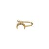 Perforated U-shaped Nose Clip Retro and Cold Style Bow Accessory Moon Octagonal Star Diamond-encrusted Nose Decoration