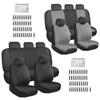 All-Season Car Seat Covers Easy To Install Non-Slip Breathable Full Set Of Car Seat Covers For 5 Seats