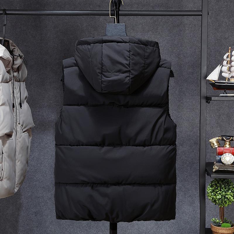 Men S Thickened Detachable Hood Camouflage Work Sleeveless Waistcoat Vest Outerwear