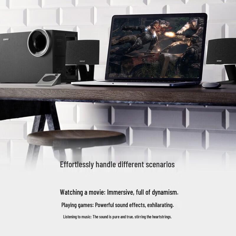 Edifier R201T 2.1 Channel Bluetooth Multimedia Speaker CN plug (adapter included)