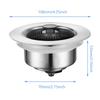3-In-1 Sink Drain Strainer Stainless Steel Kitchen Mesh Basket Filter Sink Aid Drain Filter for Kitchen Bathroom Accessories