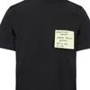Balenciaga SS23 Label Crew Neck Straight Fit Casual Short Sleeved T Shirt Women's Black 745019TOVD51055