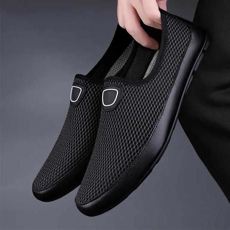 Summer Mesh Shoes Men Sneakers Breathable Light Men's Casual Shoes Slip-On Walking Footwear Tenis Masculino Zapatillas Hombre