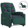 VidaXL Electric Reclining Massage Armchair, Relaxation Chair with Adjustable Backrest and Footrest, Seat of 3204590