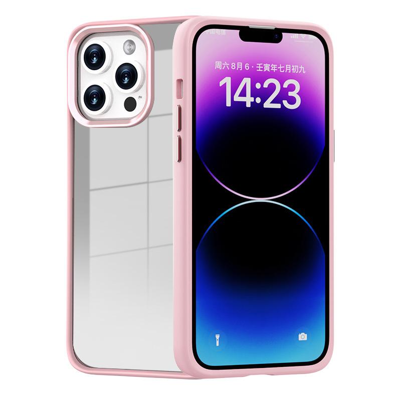 This Iphone15 Phone Case Exudes A Light Luxury and High-end Feel. It Features A Matte TPU Frame, A Touch-up Mirror, and An Apple Protective Case