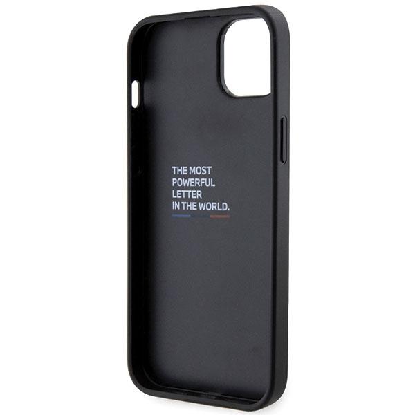 BMW BMHCP14M22GSLK iPhone 14 Plus / 15 Plus 6.7" black hardcase Grip Hot Stamp
