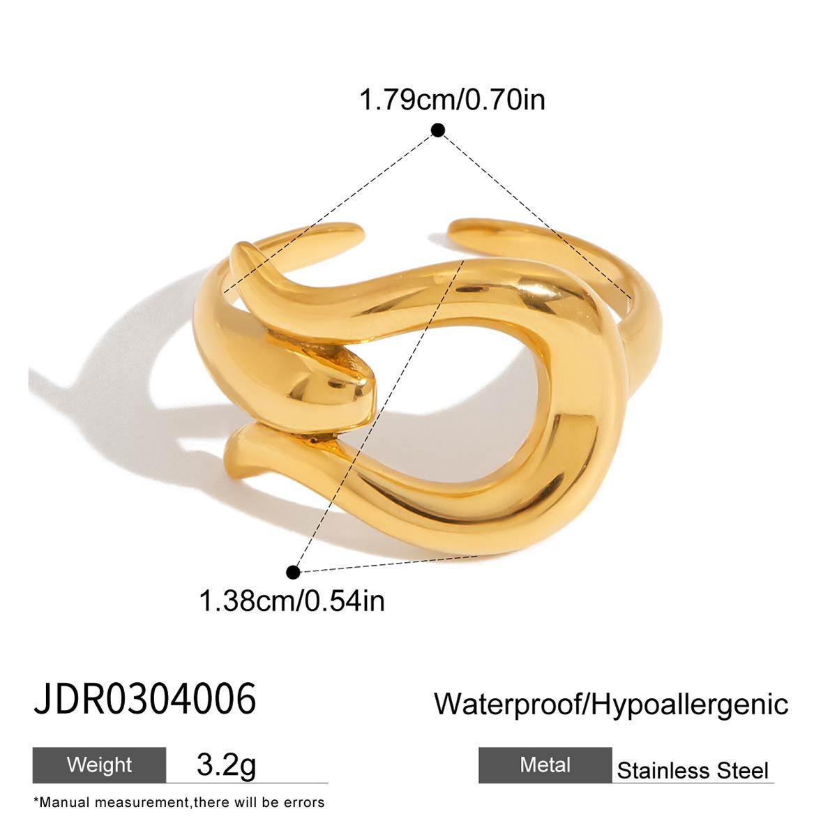 Кольцо Jiedin титановая сталь не тускнеет кольцо-украшение кольца из нержавеющей стали популярные украшения