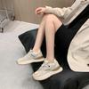 Korean Version Of  Four Season New Color Blocked Women'S Shoes, Trendy Thick Soled Mesh Casual Shoes