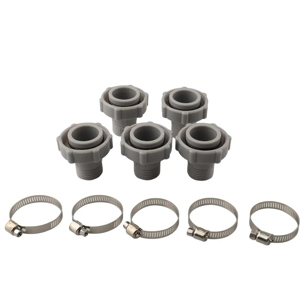 Above Ground Pool Drain Replacement Pool Connector Hose Adapter Swimming Pool Hose Clamps Hose Adapters For Pool Maintenance