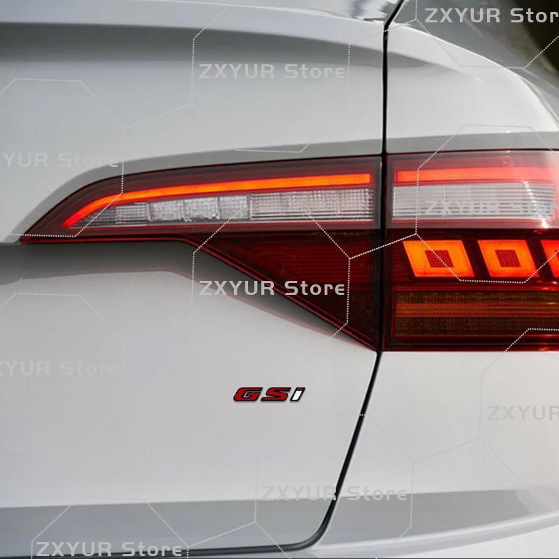 Metal GSI Emblem Car Sticker Letter Badge Decal Body Rear Trunk Decor For Opel Vauxhall Corsa Astra Insignia Meriva Adam Rocks