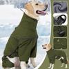 Adjustable Dog Winter Coats For Larger Medium Large Dogs 4- Leg Jackets Puffer Coat Waterproof Windproof Pet Warm Clothes