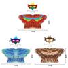 Kids Costume Accessory With Wings And Sewn Details For Holiday Celebrations