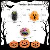 Novelty Tpr Halloween Bead Ball Pinch Music Ghost Bat Pumpkin Squeeze Release Creative Stress Relief Toy Festival Party Gifts