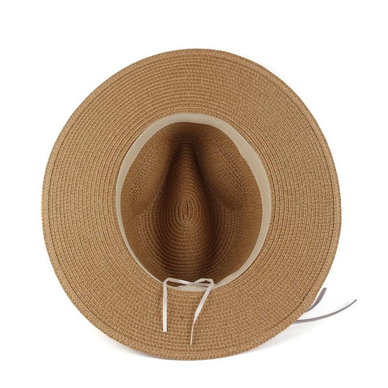 Multi-color Optional Simple Fashion Spring and Summer Women Panama Straw Hat Gentleman's Top Hat Travel Visor