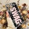 Luxury Y2K Style SWAG Phone Case Transparent Silicone Soft For iPhone 17 16 15 14 13 12 11 Mini Pro Max Plus
