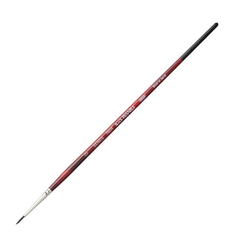 

Holbein Watercolor Brush Black Resable 700R Round 0 204131 No.