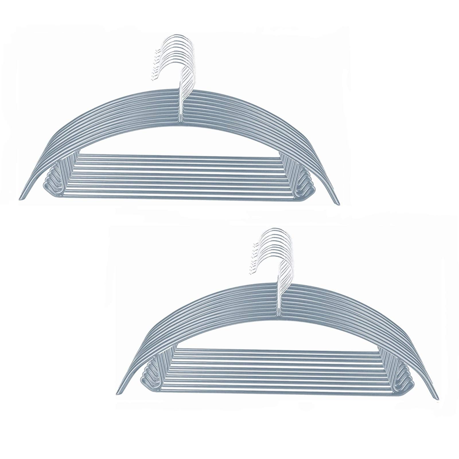 

Cozyone Slim for Clothes Jacket Prevents Clothes from Prevents Shape Use Non-Slip, Shape-Retaining Hangers, 20-Pack, Design, Sturdy, Drying, Storage, серый