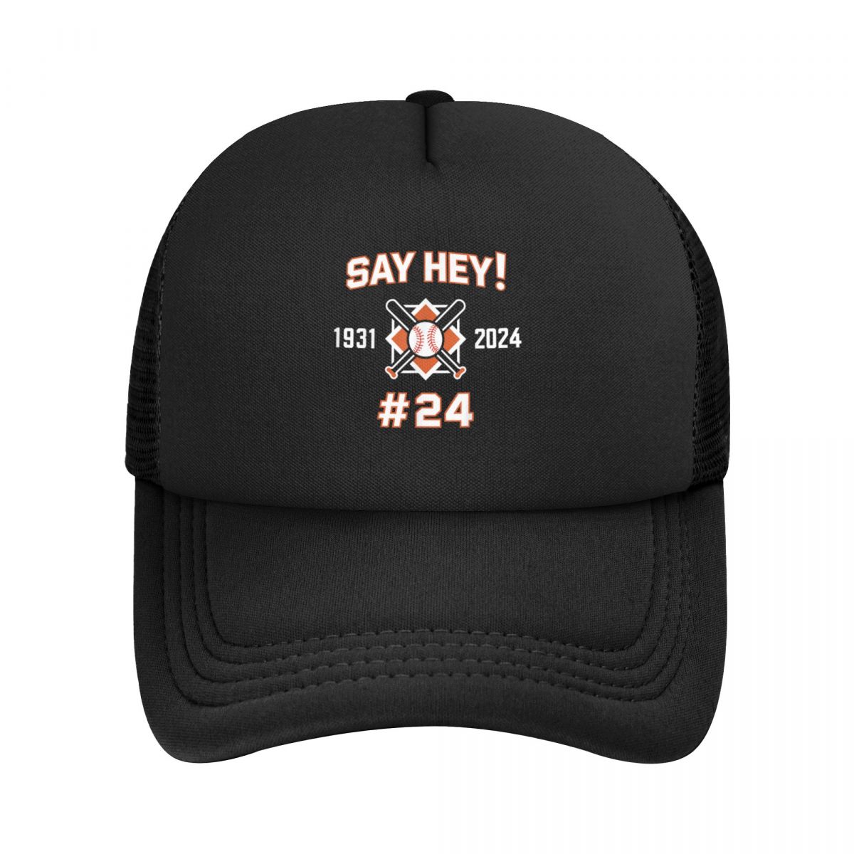 

Baseball Caps Willie Mays 24 Say Hey Kid 1931 2024 Mesh Hats Outdoor Quality Men Women Hats One Size