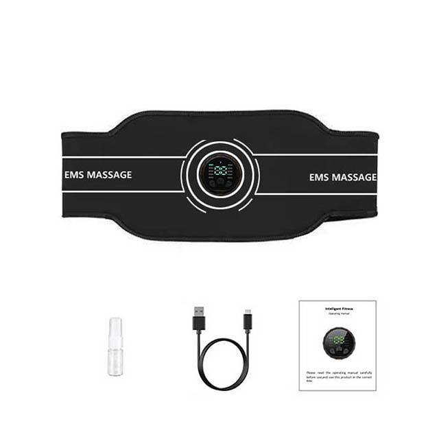 

Smart Abdominal Toning Belt Abs Trainer Muscle Toner Body Waist Belly Massager Home Fitness Equipment USB Charge