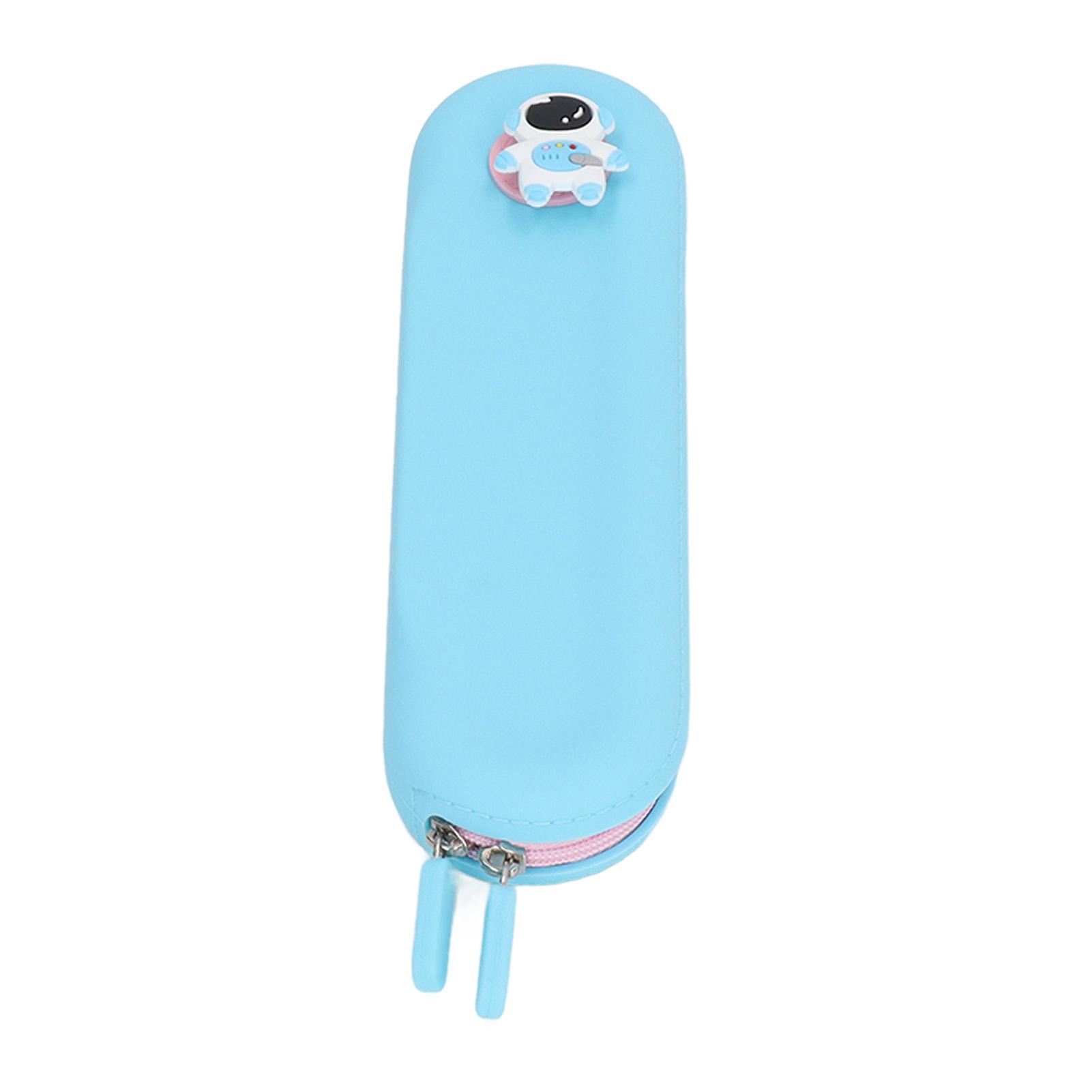 Silicone Pencil Case Small Capacity Cute Cartoon   Silicone Student Pencil Bag with Cute Pattern Decoration