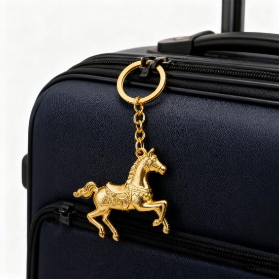 Keychain Pendant Year of Horse Exquisite Craftsmanship Key Chain Doors Backpacks Handbags Key Holder