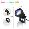 Sunset Projector Atmosphere Led Night Lights Bedroom Coffee Shop Bar Decor Light Kids Bedroom Cute Night Sunset Projection Lamp