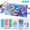 Baby Fabric Book With Water Washable Tearing Tactile Soft Educational Toy For Early Learning Development