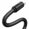 Usams Kabel Usb-C/Lightning 1M Sj73530W Czarny/Black Yu Series Sj735Usb01 (Us-Sj735)