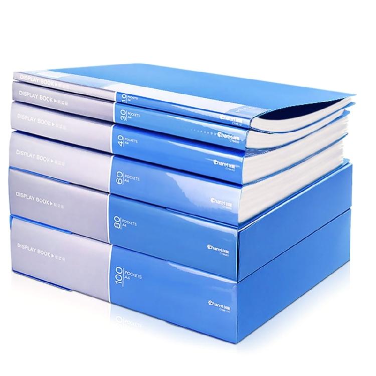 A 4 Clear Test Papers Organizers 80 Pages File Folder Large Capacity Storage Folder Document Bag
