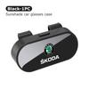 For Skoda Car Interior Accessories Glasses Holder Clip Box Car Visor Sunglasses Glasses Case Kodiaq Fabia Kamiq Karoq Octavia 2 xknp33