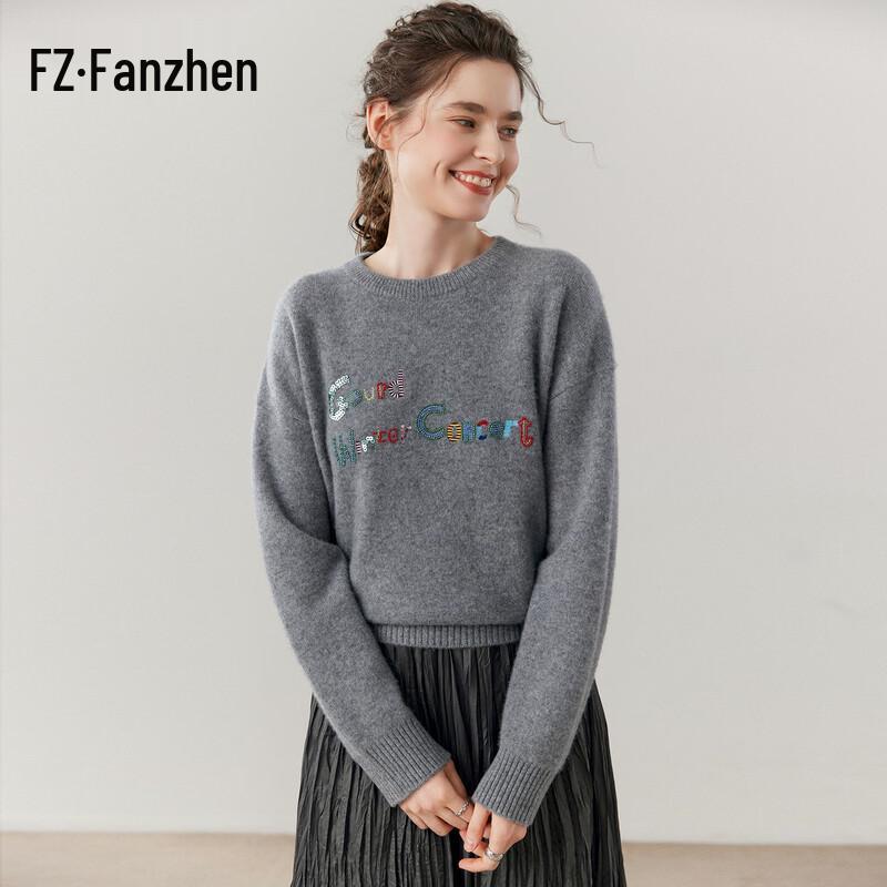 

Женский утолщенный кашемировый свитер Fanzhen XL