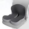 Memory Foam Seat Cushion with Back Support, L Shaped Car Office Chair Pad, Integrated Lumbar And Seat Cushion for Driving Desk