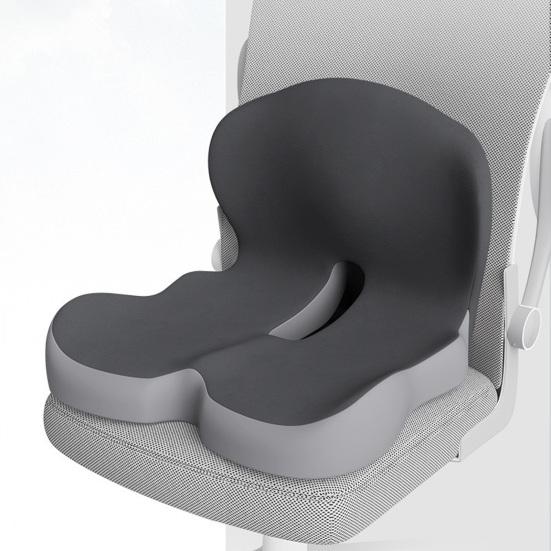 Memory Foam Seat Cushion with Back Support, L Shaped Car Office Chair Pad, Integrated Lumbar And Seat Cushion for Driving Desk
