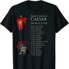High Quality Cotton, Breathable Top, Loose Casual T Shirt S-5xl SPQR Ancient Rome - Gaius Julius Caesar World Tour T Shirt Tops