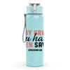 1PC By Grace You Have Been Saved Text 750ml Color Plastic Sports Water Bottle Leakproof Flip Straw Lid Suitable for Sports Office Home Use