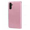 Rose Leather Wallet Flip Case For Samsung Galaxy A14 A24 A34 A54 5G M14 54 A04 A05 A15 A25 A55 M34 M35 M15 M55 A06 A16 S24 Cover