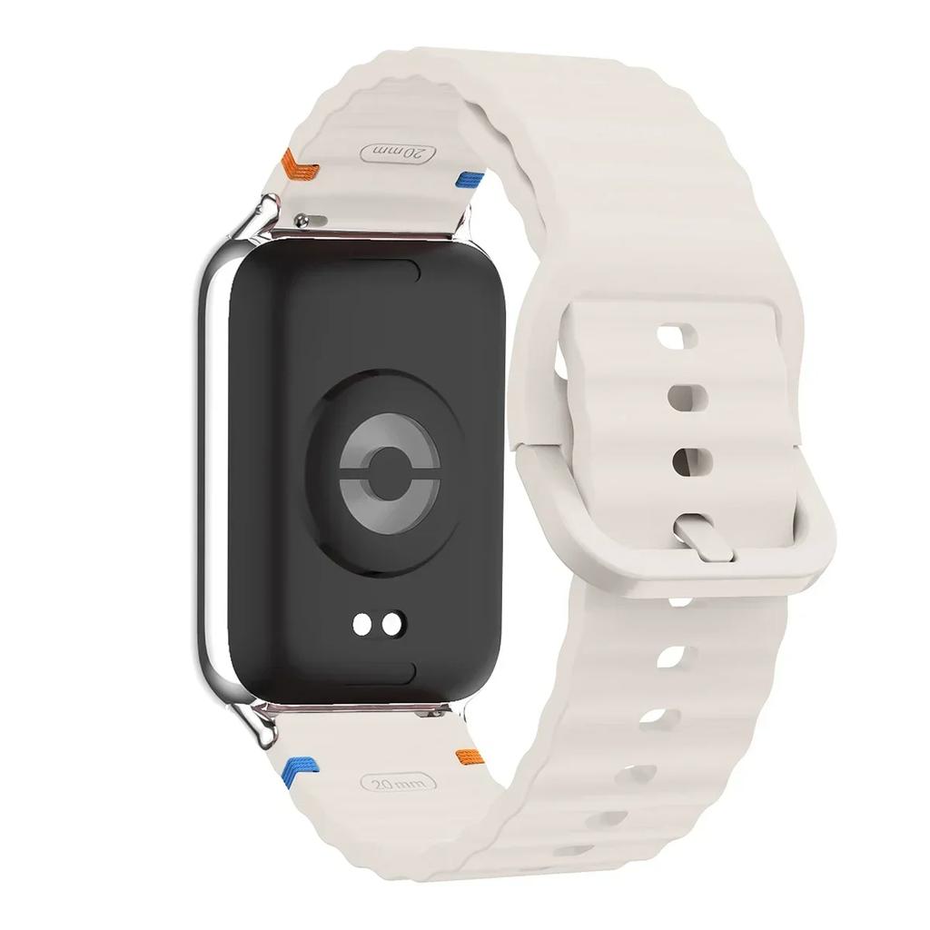 Silikonarmband für Redmi Watch 5/4 Armband Ersatz Atmungsaktives Handgelenk Sportband Correa für Mi Band 9/8pro Weiches Armband