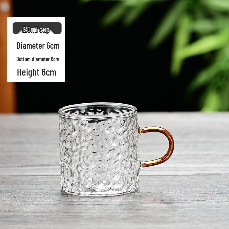 Thickened Hammer Pattern Glass Tea Server - High Temp Resistant Gong Fu Brewing Cup