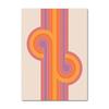 Retro 70s Stripes Art Prints, Sunset, Lip, Rainbow, Flower, Butterfly, Boho Poster, Canvas Painting, Wall Pictures, Living Room