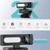 2K QHD 20MP Webcam with Dual AI Noise Cancelling Auto Light Privacy USB Plug Play Webcam, Microphone, Autofocus, Correction, 120° Ultra-Wide Angle,