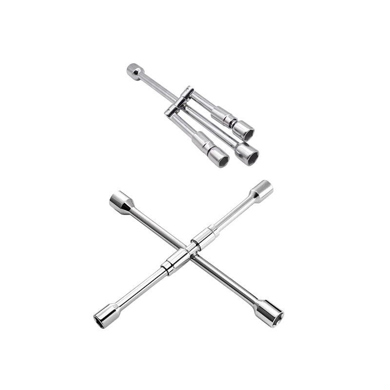 Foldable Cross Socket Lug Wrench: Portable, Labor-Saving Tire Repair Tool 17.19.21.23*Folding Cross Type*350