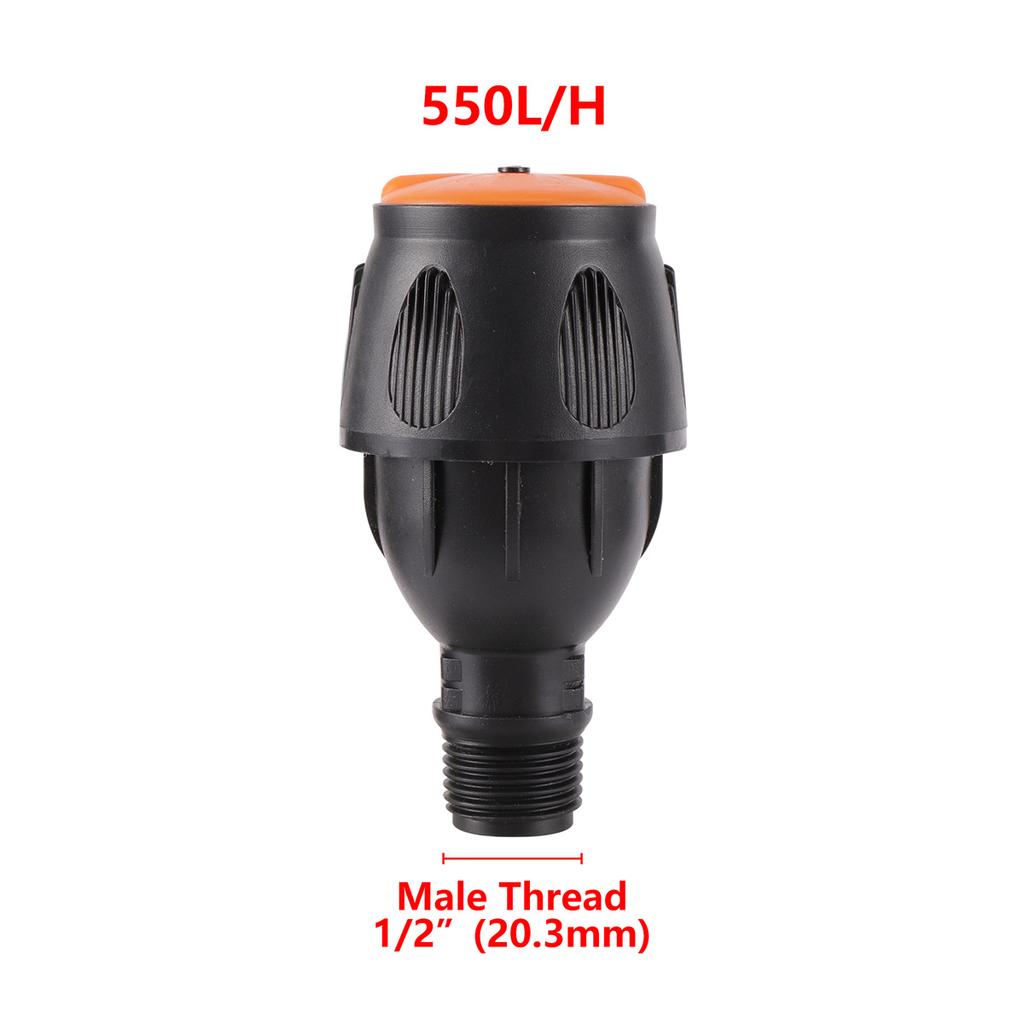Garden Automatic Rotating Sprinklers 1/2" Female Thread Stainless Steel Tripods Lawn Orchard Irrigation Nozzles 350/550/650 L/H