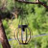 Solar  ing Lantern Outdoor Water Proof Metal Solar Powered Light with Hook for Outside Yard Garden Patio Porch Balcony