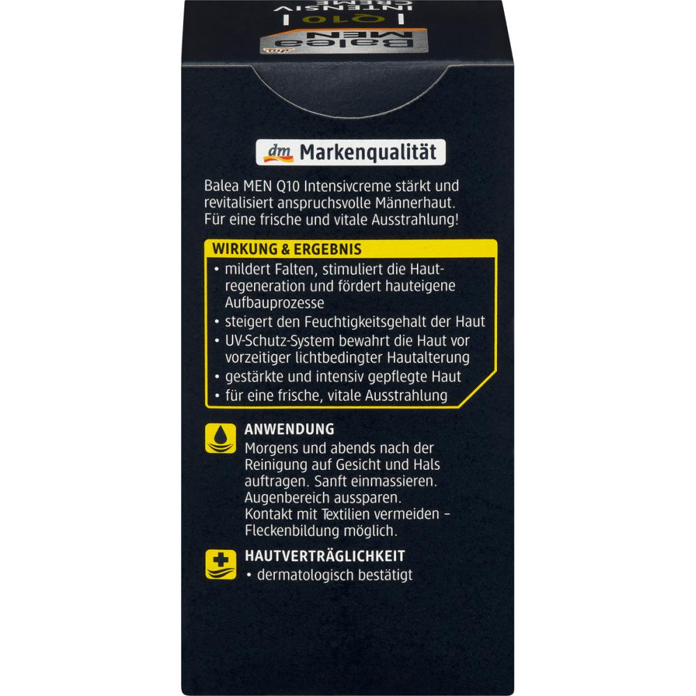 Niemcy DM Balea Balea Krem na dzień dla mężczyzn Q10 Intensywny krem 50ml