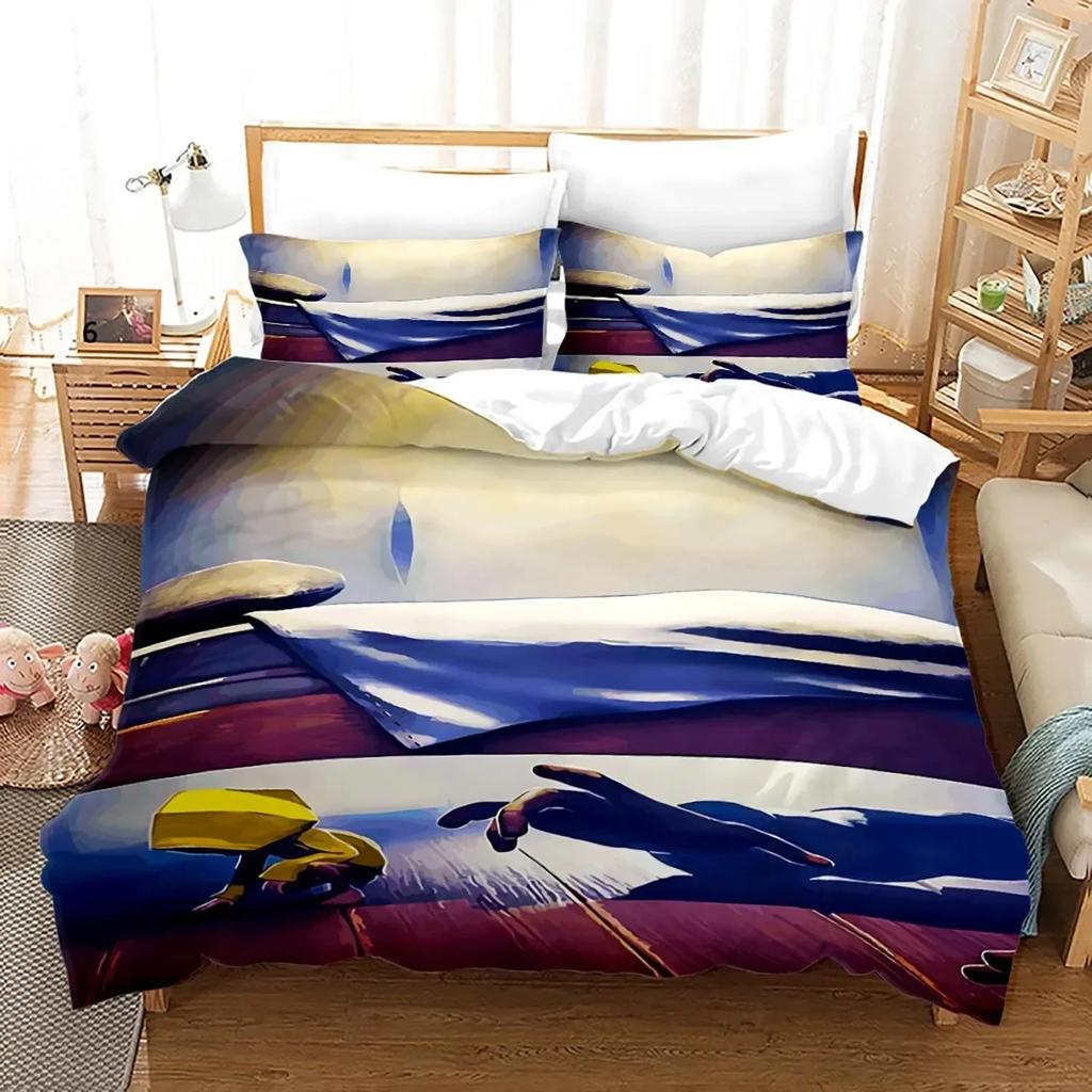 3D Game Little Nightmares Bedding Set Single Twin Full Queen King Size Little Nightmares Bed Set Adult Kid Bedroom Duvet Cover